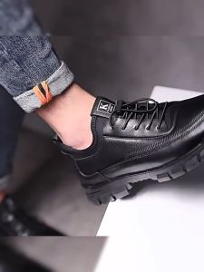 รองเท้าออกซ์ฟอร์ดสไตล์วินเทจสำหรับผู้ชาย - รองเท้าทางการแบบหัวกลม สีพื้น สวมใส่ได้ทุกฤดูกาล เหมาะสำหรับธุรกิจและโอกาสทางการ