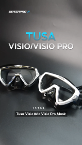 หน้ากากดำน้ำเลนส์เดี่ยว – M19 Visio Uno & M19/M110 Visio Pro แบรนด์ TUSA – Low Volume