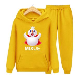 Setelan MIXUE hoodie anak anak motif terbaru