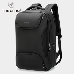 Tigernu 3976 RFID Anti-theft Backpack for Men Large Capacity Fashion Waterproof TPU Business Travel Knapsack USB School Bag Fits 15.6" Laptop