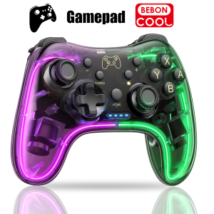 BEBONCOOL Q220/Q280 Wireless Switch Gamepads Cool Pro Controller Compatible for Switch Lite/Switch OLED/Switch Controllers