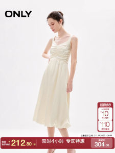 ชุดเดรสยาวปานกลางทรงเอสีพื้นสไตล์ฝรั่งเศส แขนกุด คอวี สำหรับผู้หญิงในฤดูร้อน 2025 ชุดเดรสแฟชั่นสตรีทเท่ๆ คอกลม