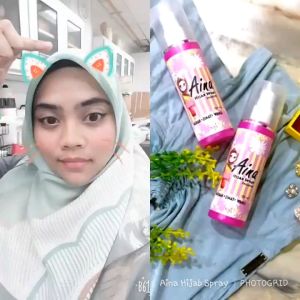🎀Aina Hijab Spray🎀 Spray Tudung·Hair Serum·Hair Mist·Stain Remover•Pengeras Tudung Viral