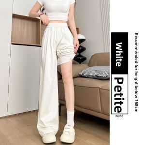 YAYANGREN | High Waist Drop Crotch Loose Tencel Jeans