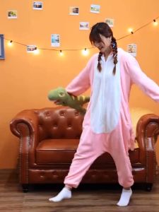 TCB-พร้อมส่ง  ก็อตซิลล่า ชุดมาสคอต เขียว มังกรเขียว ชุดไดโนเสาร์เขียว ชุดก๊อตซิลล่า ชุดไดโนเสาร์ ชุดนอน ชุดมังกร ชุดนอนกันหนาว หนา นุ่ม