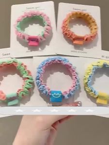 Scalloped Edge Gentle-on-Hair Ponytail Elastics