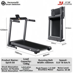 HUAWEI ZHIXUAN | Ultra Quiet Shock Absorbing Knee Protection Small Foldable Home Treadmill