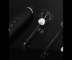 Babalux Milk Frother 3-Speed Electric Milk Frother Handheld Mixer Rechargeable Cordless Mixer for Coffee Latte Egg Juice Milkshake Coffee Milk Frother