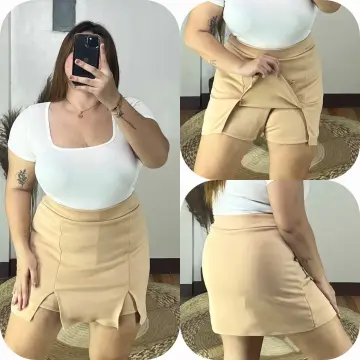 Buy Black Skirt Plus Size 2xl To 4xl online Lazada .ph