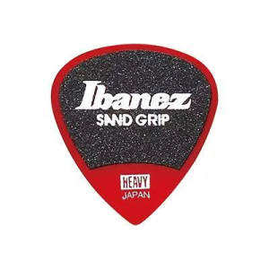 ปิ๊กกีตาร์ IBANEZ Grip Wizard Sand Grip PA16HSG | 1.0mm | Polyacetal | Short Teardrop | แท้ญี่ปุ่น | แดง