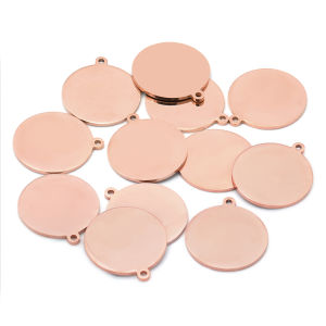 10pcs 6/8/10/12/15/18/20/25/30mm Stainless Steel Pendant Flat Circle Blank Cabochon Setting Tray For Jewelry Making DIY Accessor