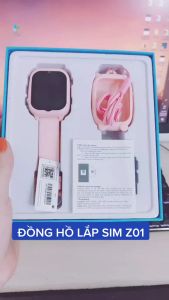 Đồng Hồ Trẻ Em Z01 Nghe Gọi Video Nhắn Tin Định Vị Chống Nước Đo Bước Chân Báo Thức Đồng Hồ Z01 Dễ Sử Dụng