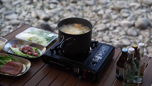 Portable Multifunctional Gas Stove Hiking Picnic Party Cassette Stove Outdoor Cooking Supplies