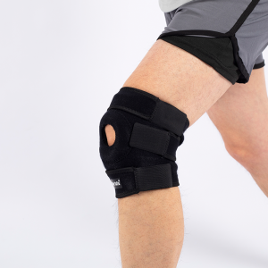 JASONTUTU 1PCS Breathable Four Spring Knee Support Brace Kneepad Adjustable Patella Knee Pads Safety