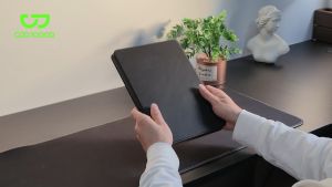 Bàn phím từ tính GOOJODOQ có đèn nền đa chức năngcó góc điều chỉnhchống thấm nước và chống bẩn cho Air4/5/6 Pro11 18-2024