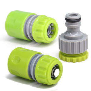 1set 1/2Inch Garden Hose Quick Connector 16mm Pipe Coupling Adapters Water Tap Irrigation Joint Repair Eng Plug for  ID-12mm