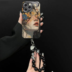 Floral Girl Glass Phone Case Lightweight Thin Protective Cover for  Huawei Vivo Oppo Xiaomi 17 New 16Promax Artistic Female