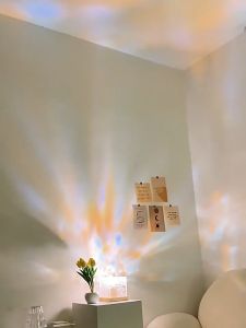 JEECH โคมไฟตั้งโต๊ะ LED ไฟแต่งห้อง ลายคลื่นน้ํา ปรับแสงได้ 16 สี โรแมนติก แฟชั่น สำหรับแต่งห้อง เพิ่มบรรยากาศ