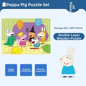 XIAOSHUGUOGUO | Educational Large-piece Cartoon Puzzle Toy