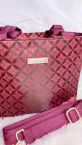 Phillipe Jourdan Clay Tote Bag Mini Wanita Maroon (Nylon)
