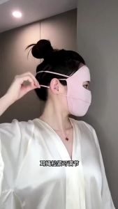 Nexlent Summer Riding Sunscreen and UV Protection Female Full Face Mask Breathable