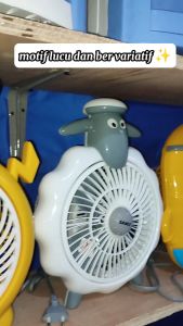 Sanex Box Fan / Kipas Kotak KK-806SH Karakter Shaun The Sheep 8 Inch