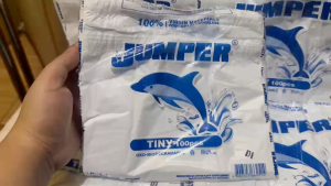 Calypso Jumper Plastic Sando Bag White | 100pcs/pack( Tiny )