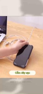 Kẹp cố định dây máy tính  tai nghe  phụ kiện đa năng gon gàng cho bàn làm việc xe hơi