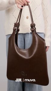 JAM | MUVA - Leanie - กระเป๋าสะพายข้าง หนังวัว/แคนวาส