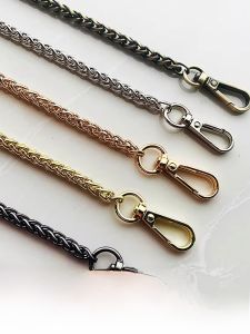 Metal Lantern Chain Shoulder Bag Strap Crossbody Replacement Accessory Extended Length Arm Underarm Handbag Carrier