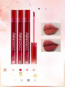 ลิปสติกเนื้อแมทต์ Velvet Air Lip Glaze Colorkey เนื้อแมทต์ ไม่ติดแก้ว วูดดี้ ชุบตัว ครีมลิปสติก 3 กรัม