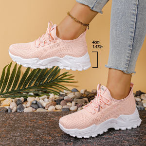 Ladies shoes womens sneakers shoes woman 2025 Solid color increases height and is versatile cheap shoes clearance free shipping