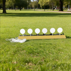 Close-range Applicable Pull-rope Reset 6-piece Up & Down Target Frame Shooting Practice Metal Target