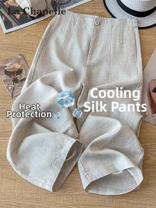 La Chapelle | Summer Cool Lightweight Sun Protection Linen and Tencel Wide Leg Pants
