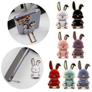 Bunny Cell Phone Holder Back Stick Trolley Cartoon Cell Phone Holder Cell Phone Case Accessories Desktop Stand