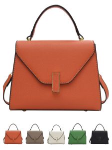 Sample Room Decoration Cloakroom Soft Bag Celebrity Same Style Pure Color Satchel Kelly Bag Minimalist Shoulder Small Square Bag