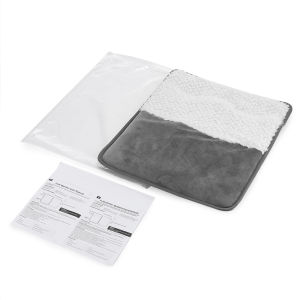 Electric Foot Warmer USB Detachable Plush Heated Mat 50°C Constant Temperature Washable Cover for Under Desk Bed Office Home