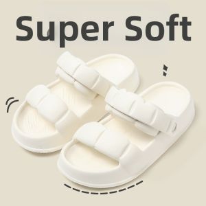 QIAOHUI | Cute Bowknot Decor Non-slip Platform Sandals