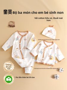 TONGKUI | Bodysuit Bé Sơ Sinh Cotton Nguyên Chất