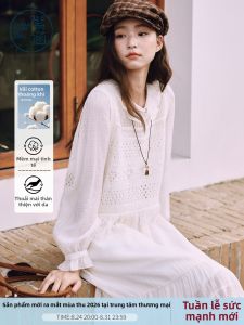 BY IHAPPY | Áo Dạ Thêu Ren Không T Tay Phong Cách Rộng Rãi
