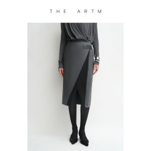 Wool Skirt Merino Single Flap Straight