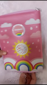 Alfareza - AL-Quran A5 Kaleb Blok Latin 8 Warna Resleting+Custom Nama Di Pin IA5 Kaleb Dompet Sleting+Pin Terjemah I Bisa Tulis Nama di Pin