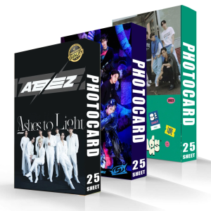 ATEEZ Ash The World Golden Hour SG - FLA Photocard Kpop Exclusive 25pcs 2 Sisi