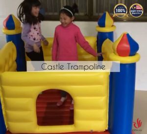 INTEX Childrens Inflatable Castle Indoor Naughty Castle Trampoline Toy Trampoline Playground Mainan Budak 48259