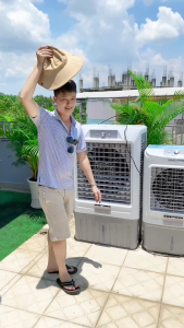 Quạt Hơi Nước Quạt làm mát MaKi QF35 Công Suất 135W  Thiết Kế Gọn Gàng Làm Mát Nhanh Chóng Tiết Kiệm Năng Lượng