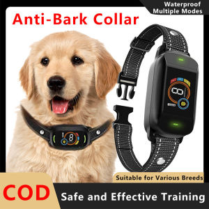 🚚24-Hour Shipping🚚Smart Automatic Anti Barking Dog Collar HD Digital Display IP67 Waterproof Collar For Dog Rechargeable Bark Stopper Stop Barking 止吠器 大功率止吠器 狗狗防叫器 智能止吠器
