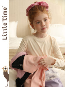 Shiny Princess Style Long Sleeve T-Shirt for Girls