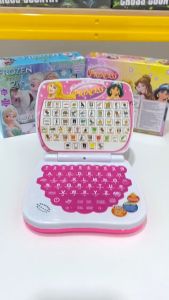 Laptop Karakter 4 Bahasa Arabic Dll | Mainan Laptop Edukasi Hadiah Anak Laki Laki Perempuan