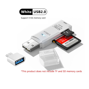 other | USB 3.0 High Speed 2 in 1 Card Reader for SD TF Card USB 2.0 Memory Card Adapter for Computer PC Laptop Tablet Camera Car Audio