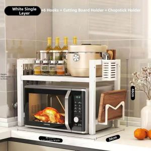 Multifunction Microwave Rice Cooker Stand Adjustable Rack
